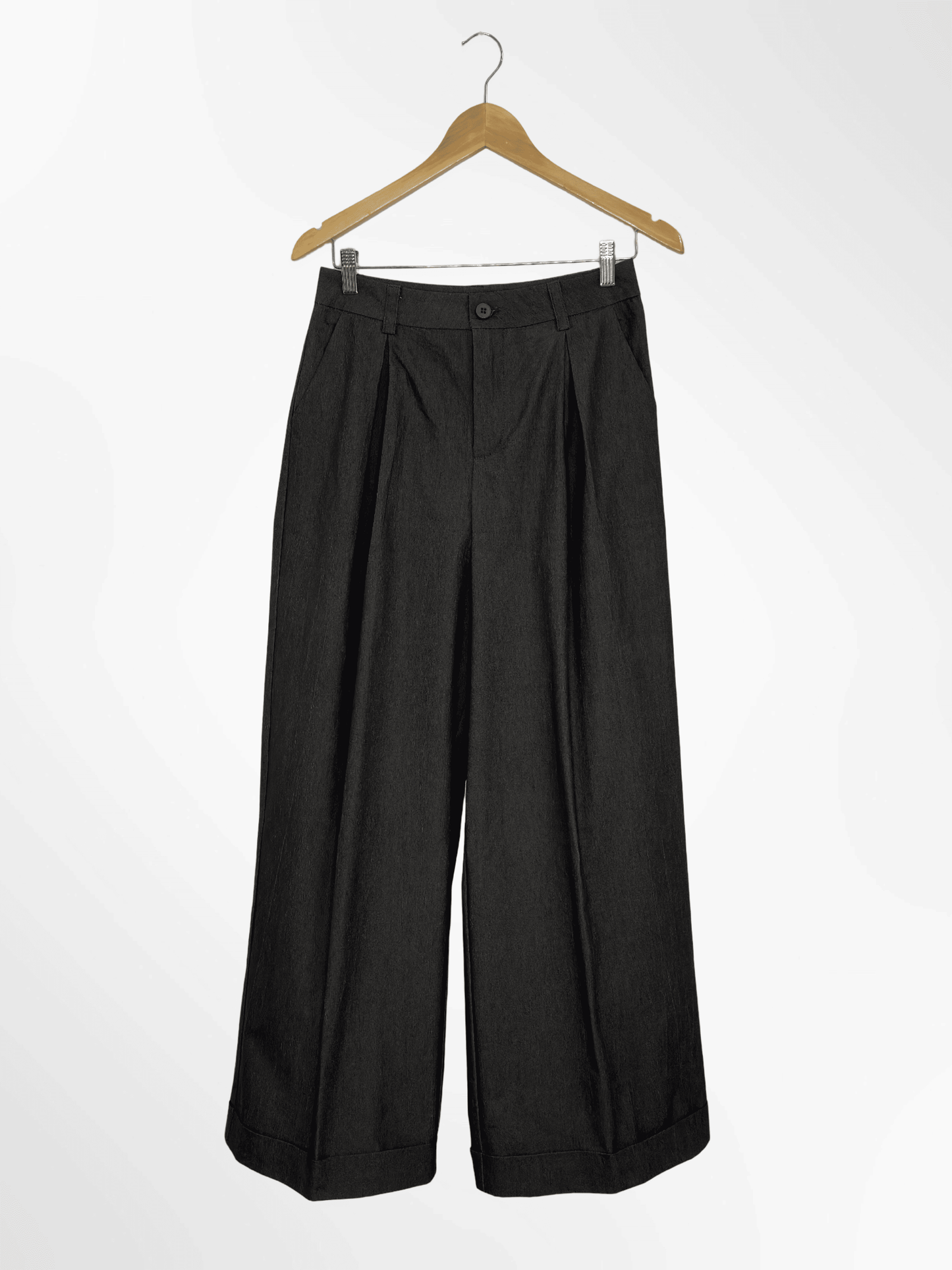 PANTALÓN GRIS PINZAS