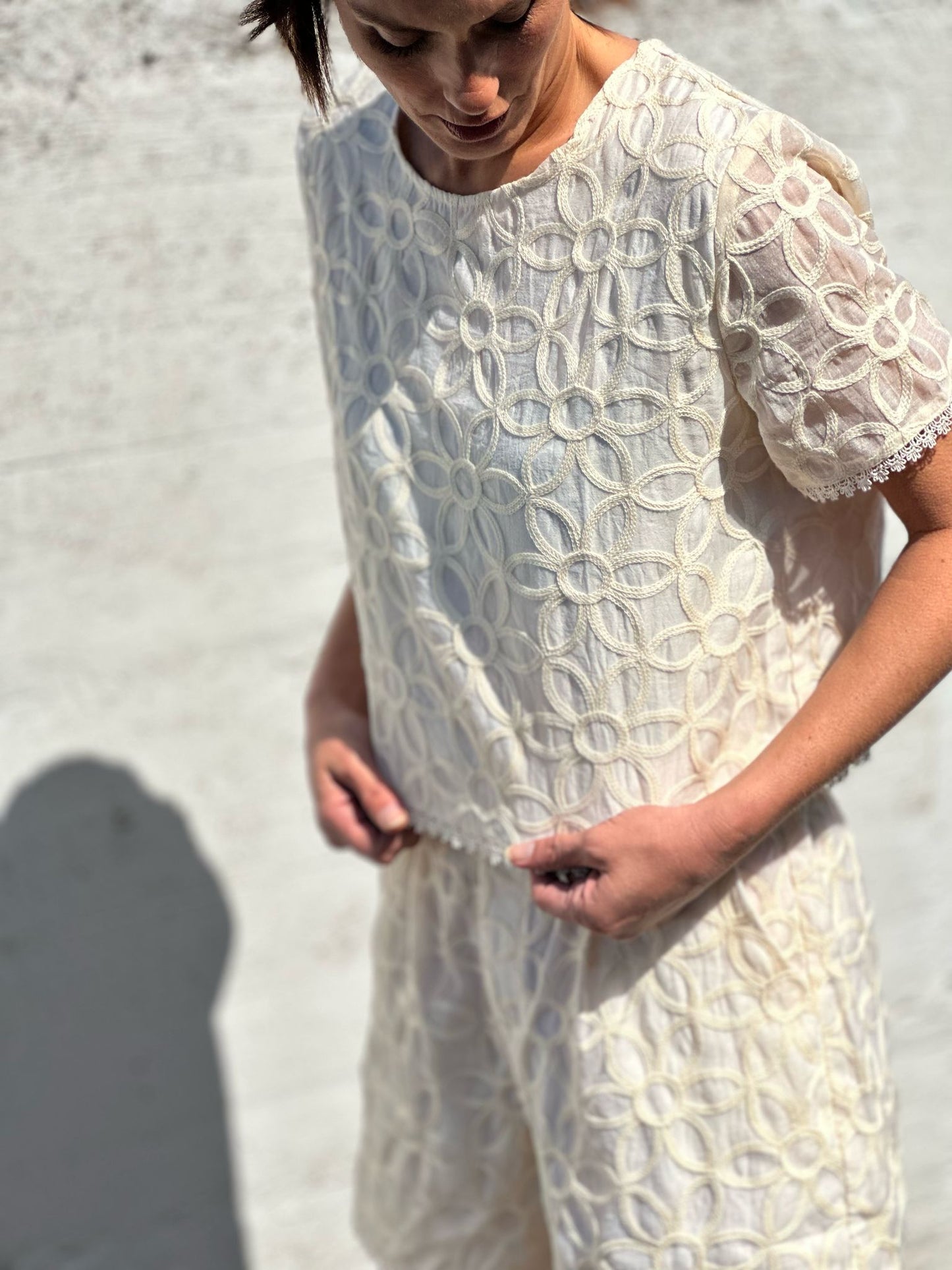 CAMISA MARGARITA BEIGE