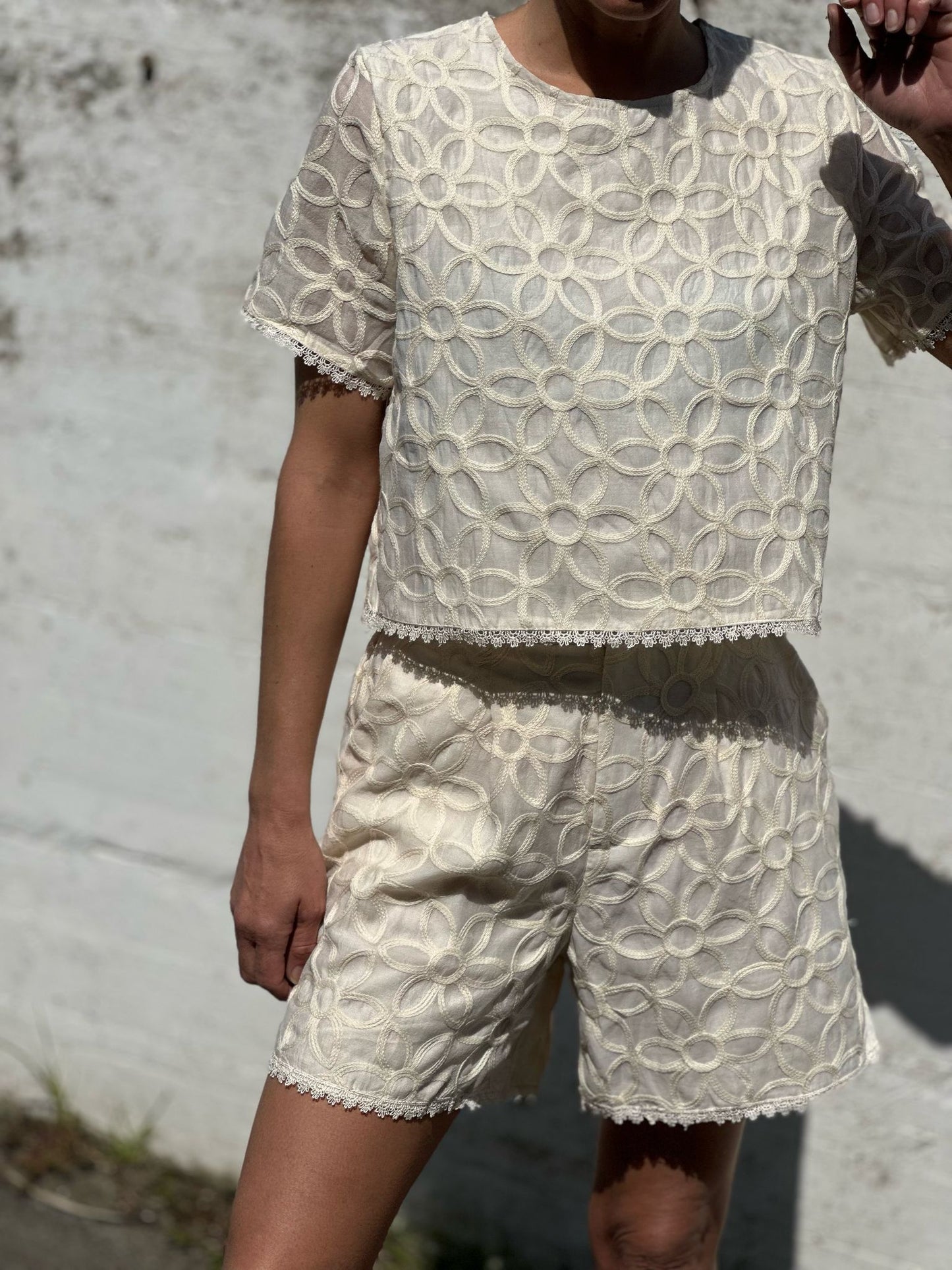 CAMISA MARGARITA BEIGE
