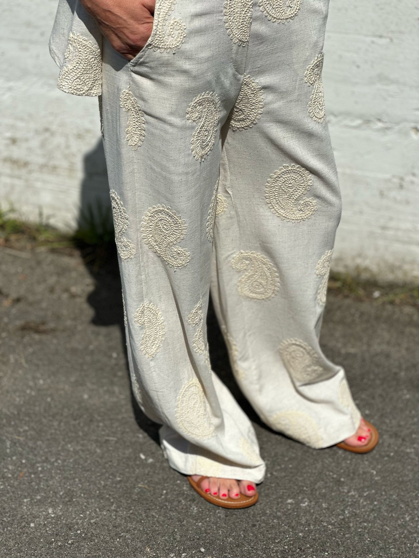 PANTALON CACHEMIRE BEIGE