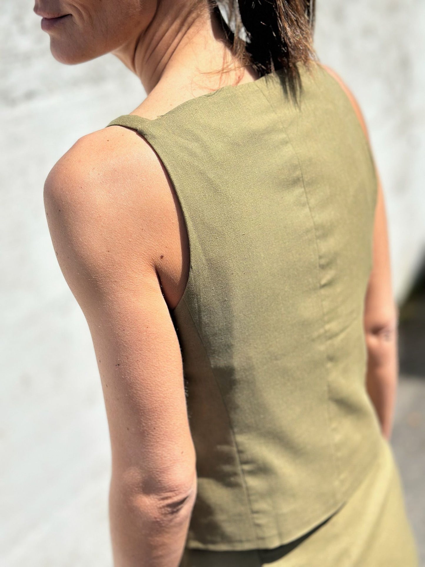 CONJUNTO CHALECO VERDE