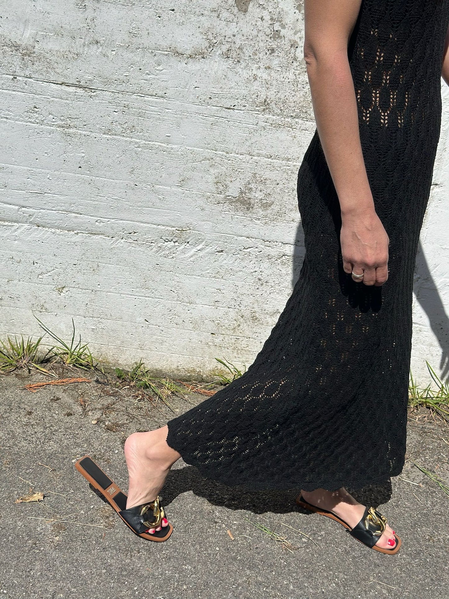 VESTIDO NEGRO CROCHET