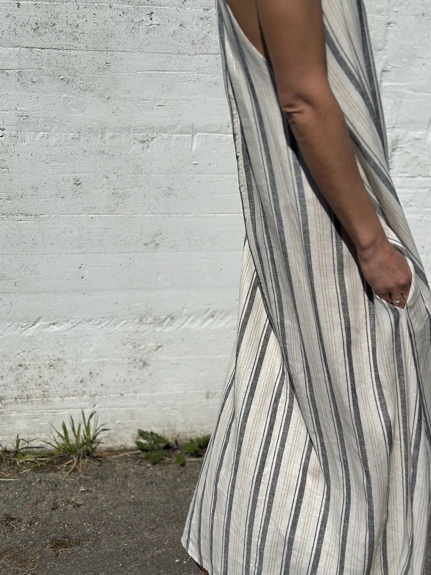 VESTIDO LINO RAYAS