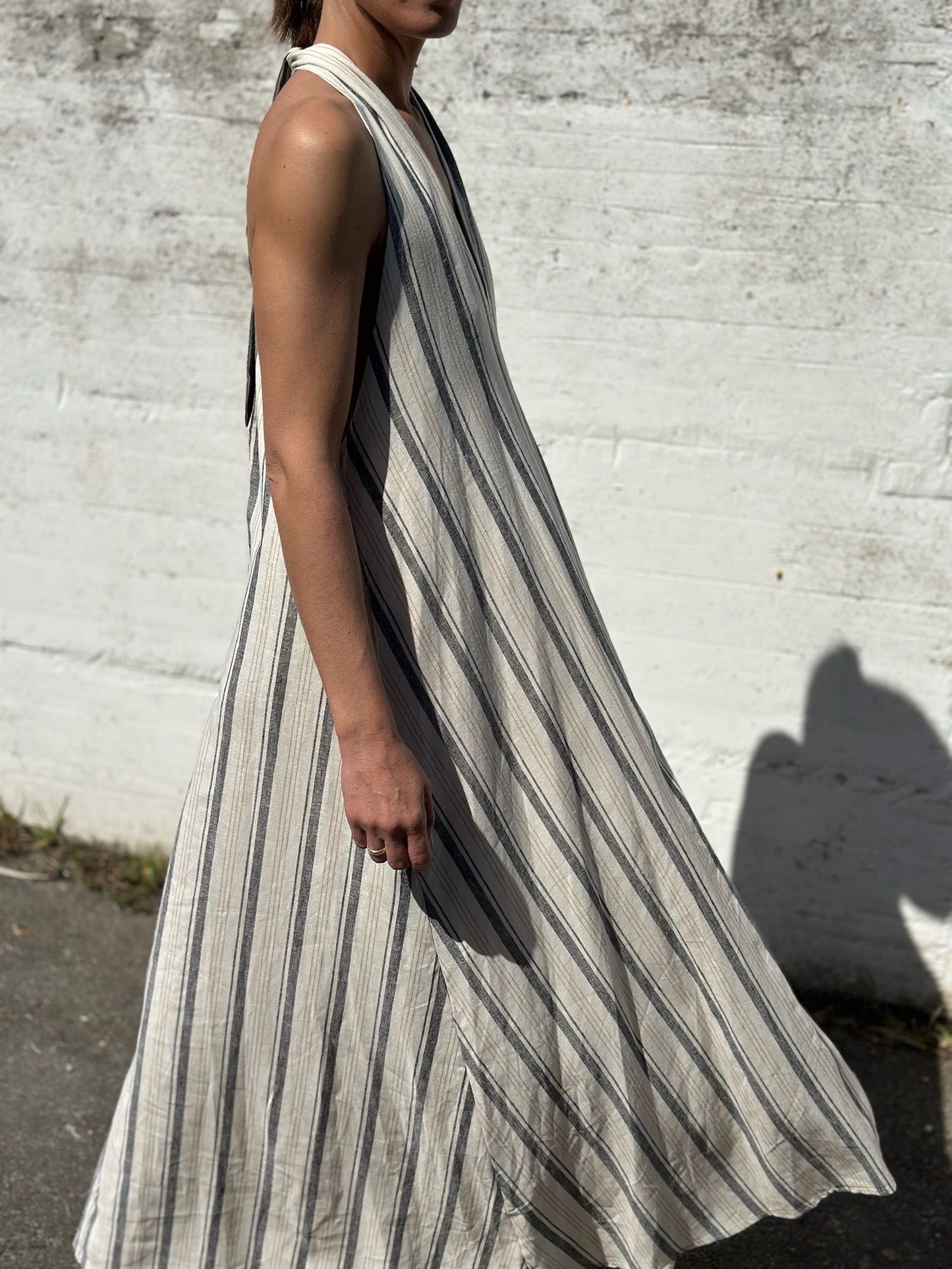 VESTIDO LINO RAYAS