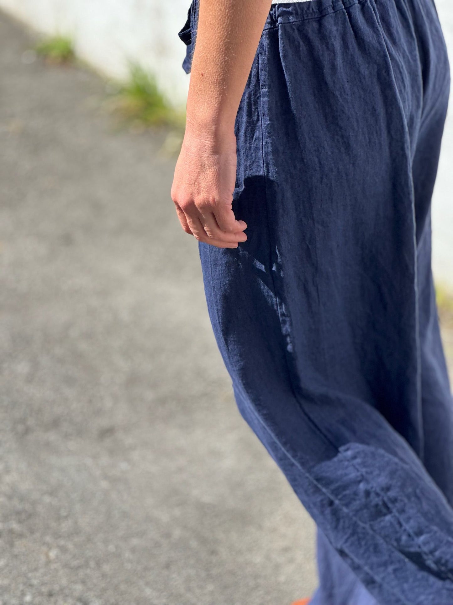PANTALON 100% LINO