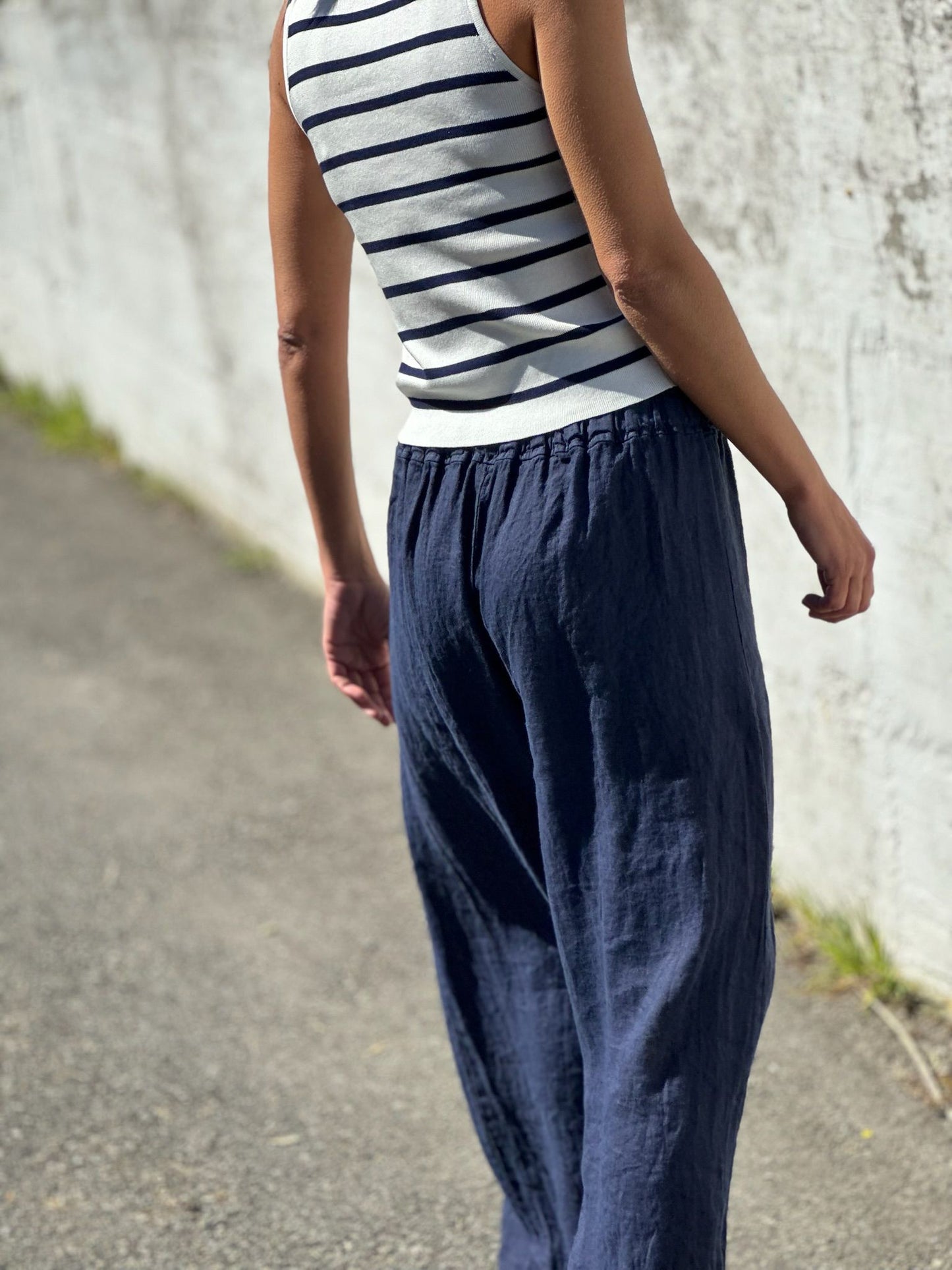 PANTALON 100% LINO