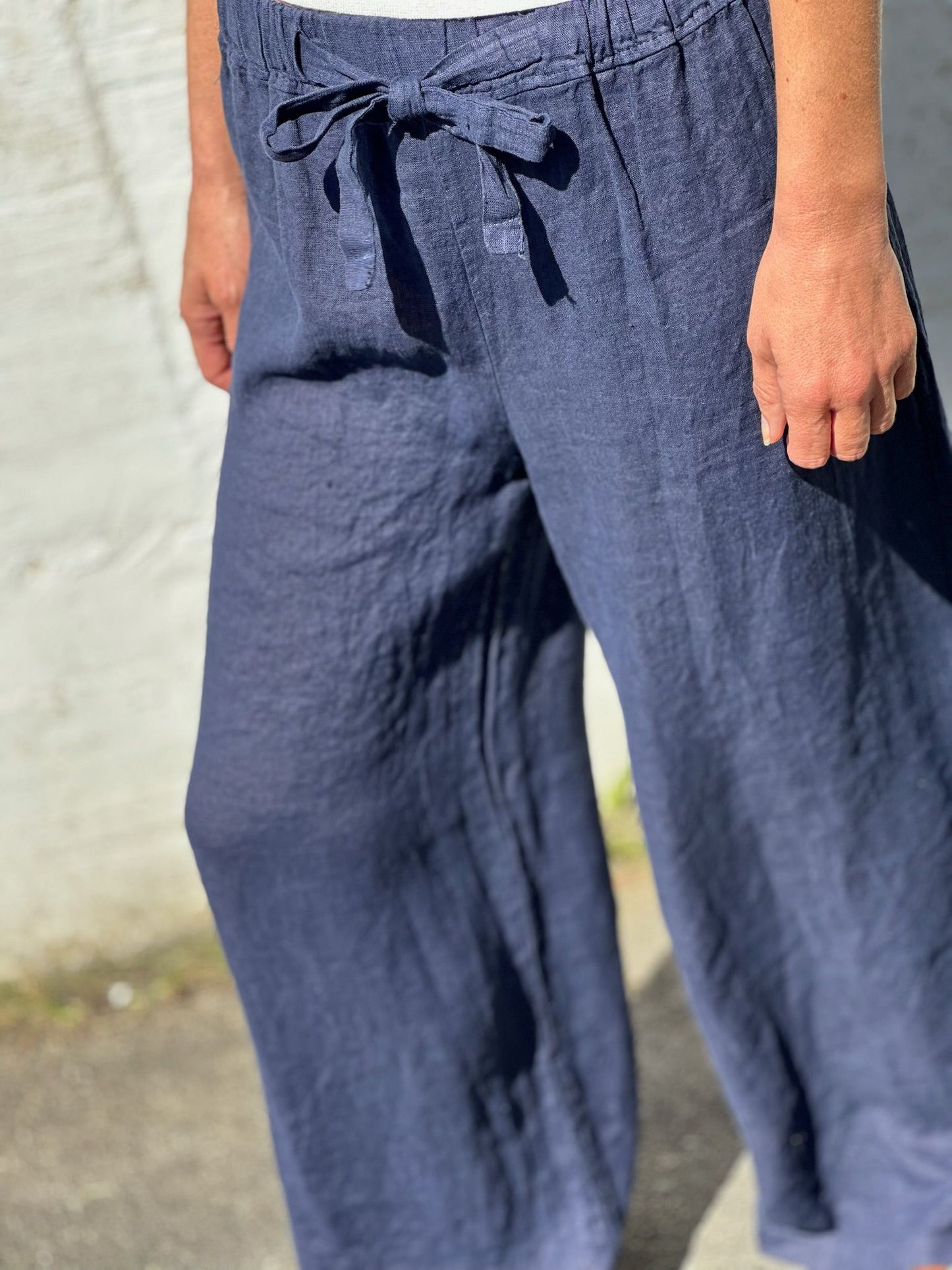PANTALON 100% LINO