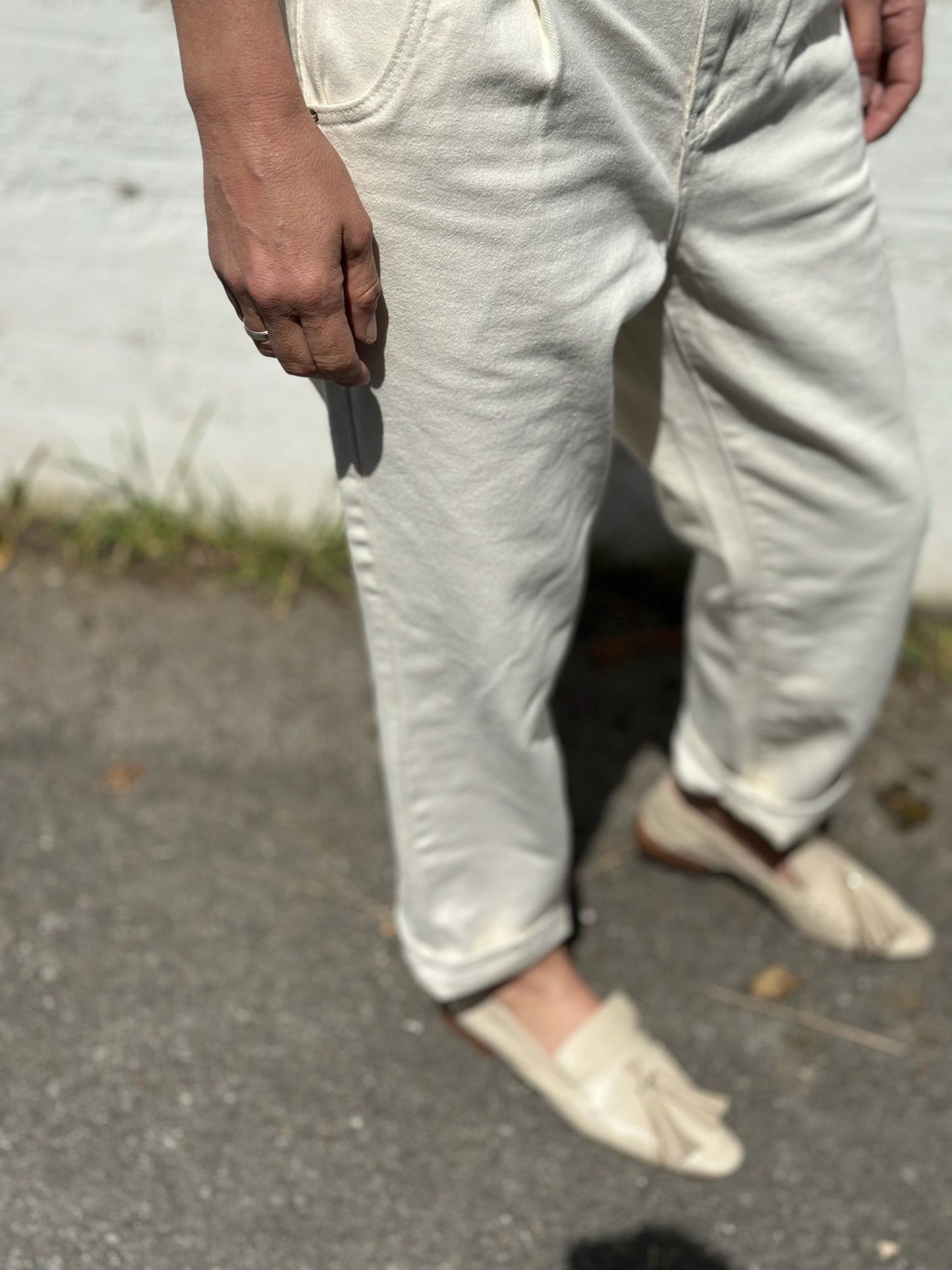 PANTALÓN MOM CRUDO