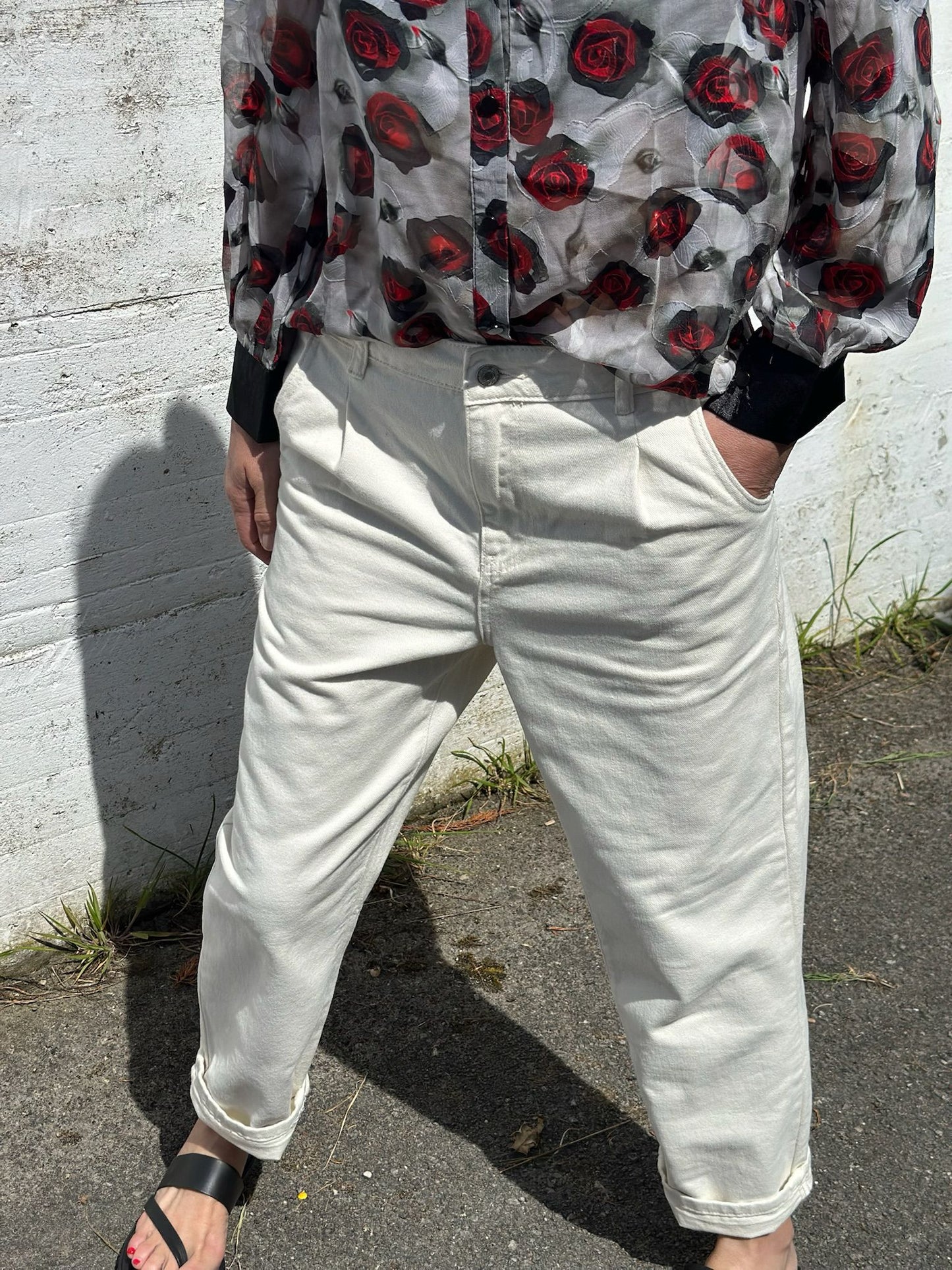 PANTALÓN MOM CRUDO