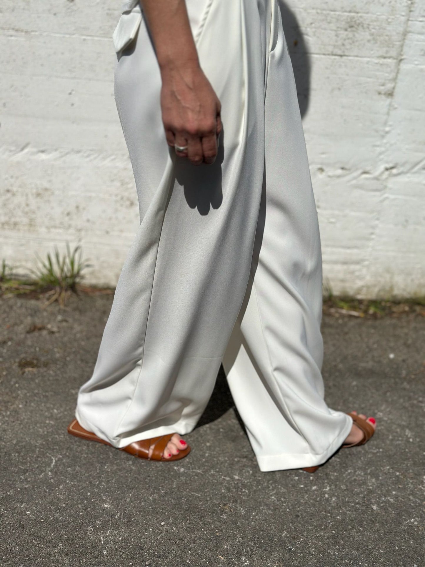 PANTALÓN PINZAS CRUDO