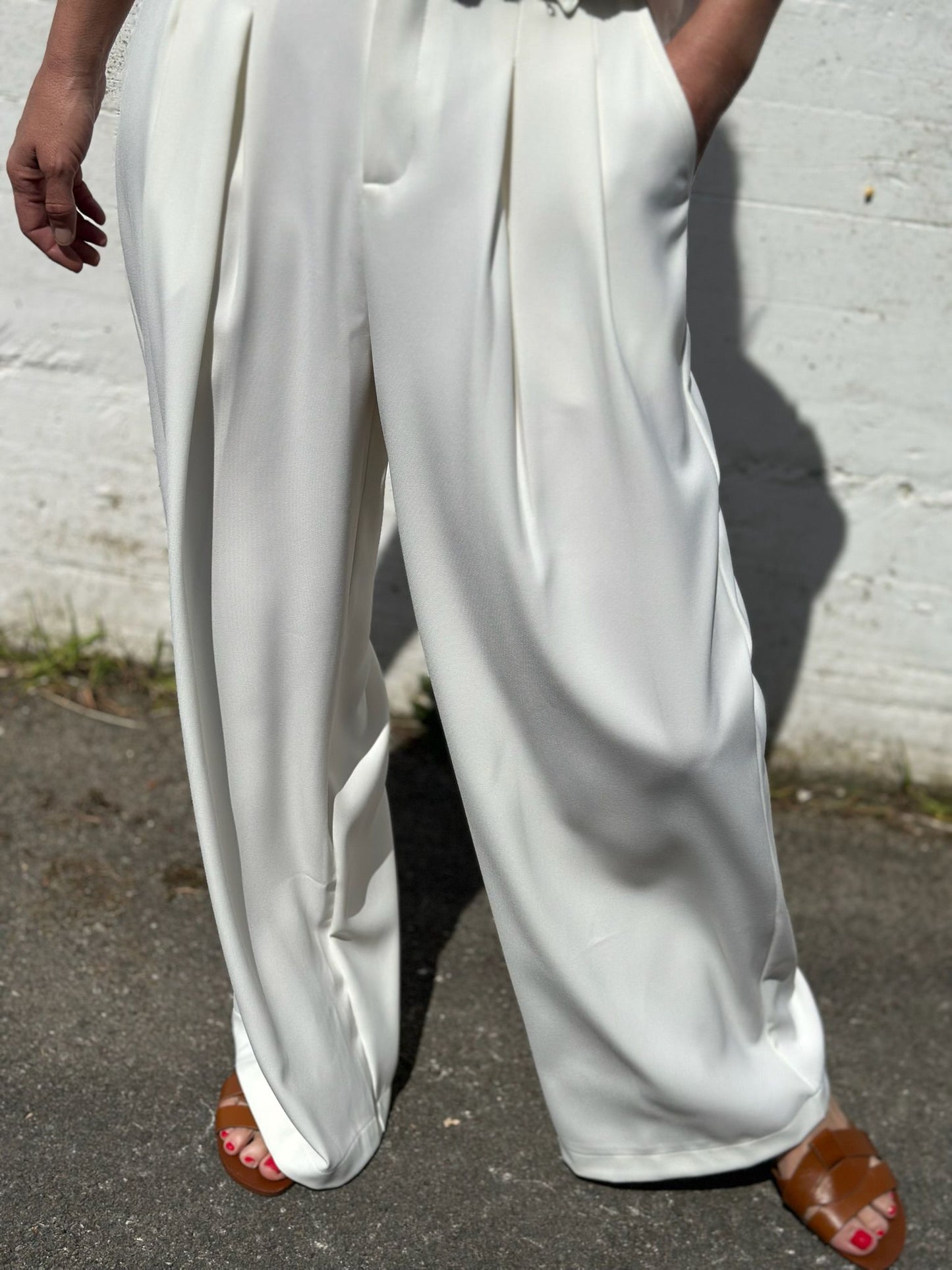 PANTALÓN PINZAS CRUDO