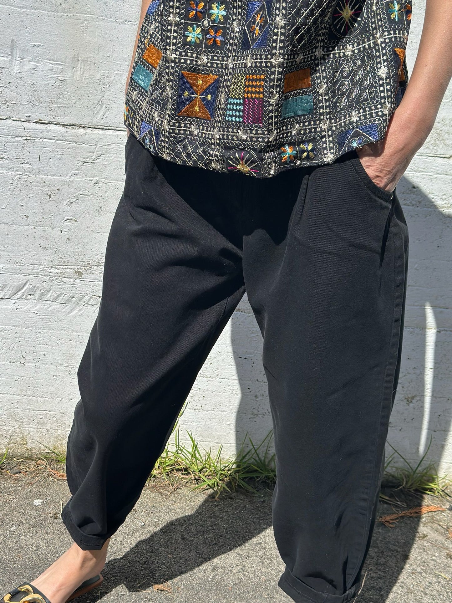 PANTALÓN BALLOON NEGRO