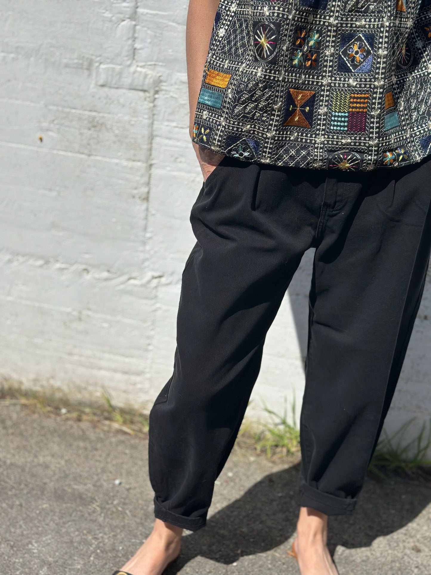 PANTALÓN BALLOON NEGRO