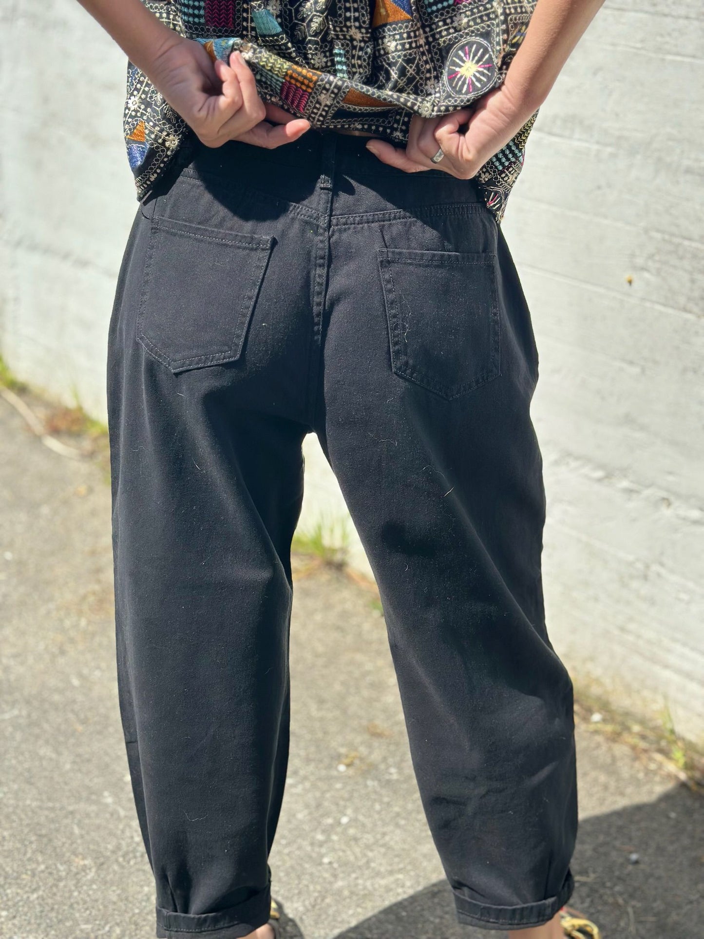 PANTALÓN BALLOON NEGRO