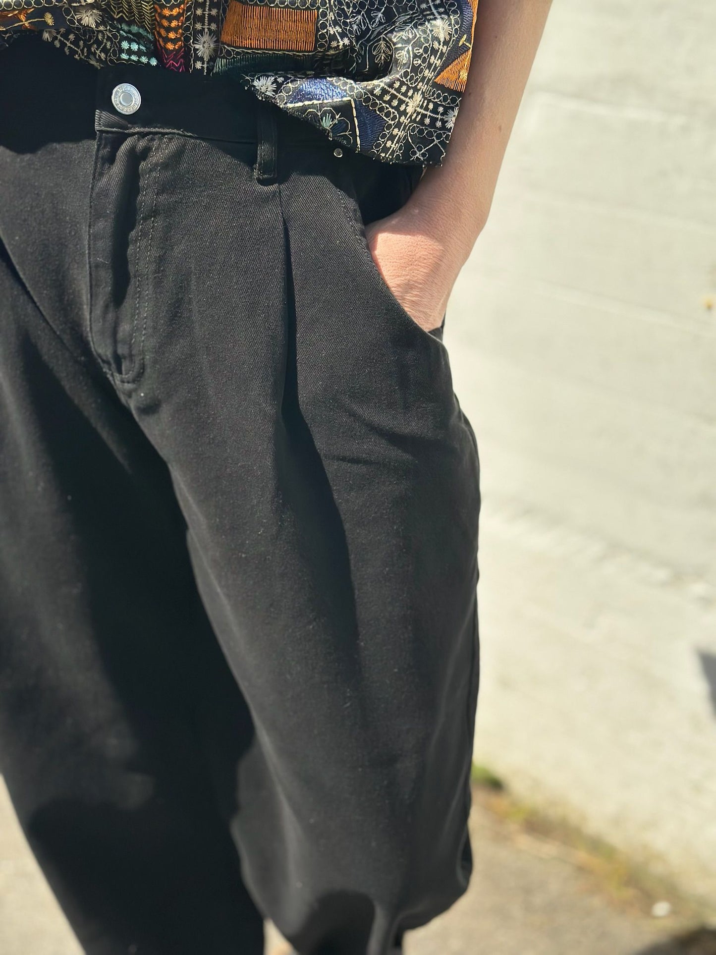 PANTALÓN BALLOON NEGRO