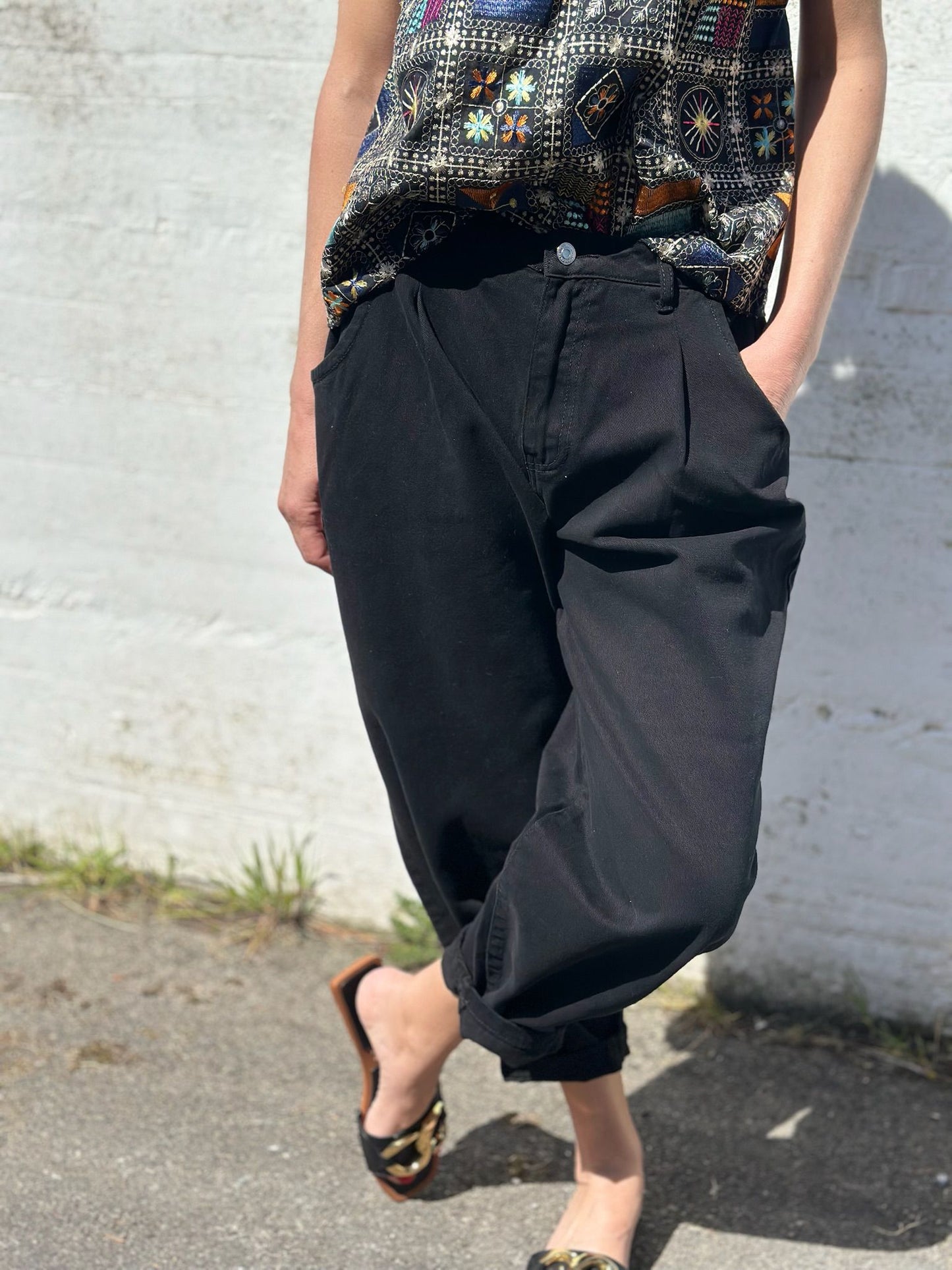 PANTALÓN BALLOON NEGRO