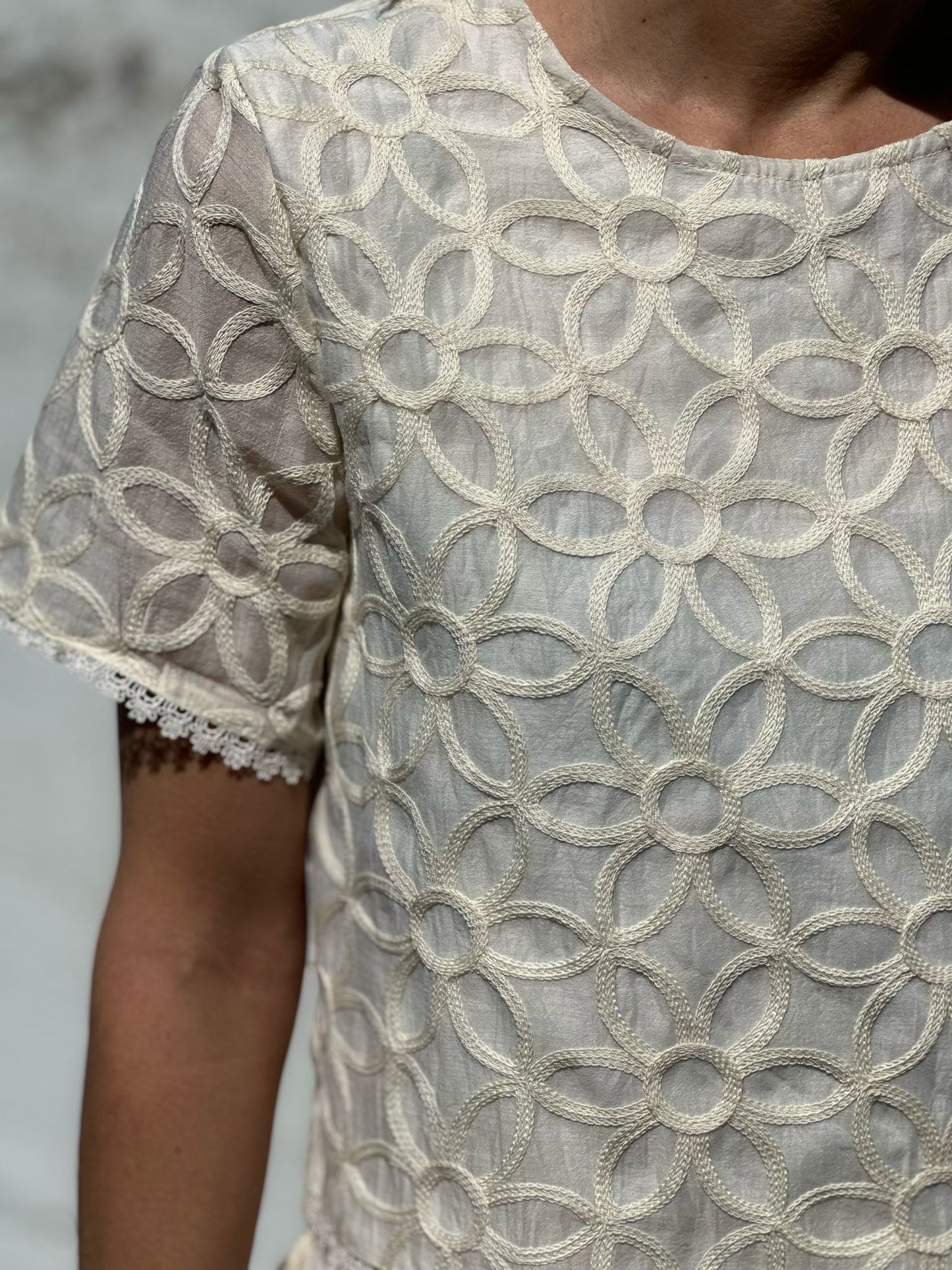 CAMISA MARGARITA BEIGE