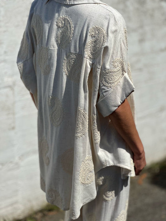 CAMISA CACHEMIRE BEIGE