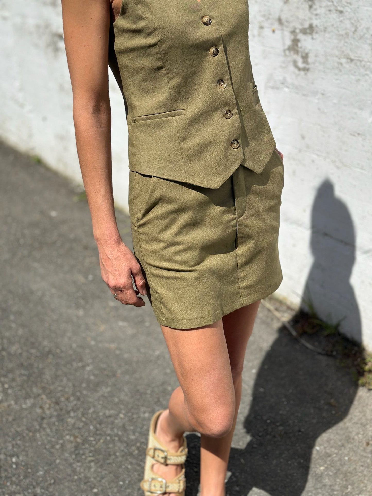 CONJUNTO CHALECO VERDE