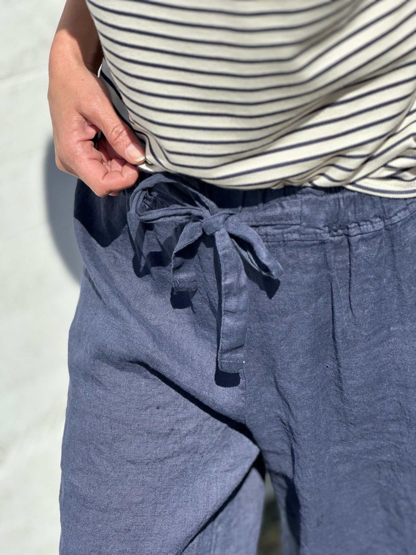 PANTALON 100% LINO